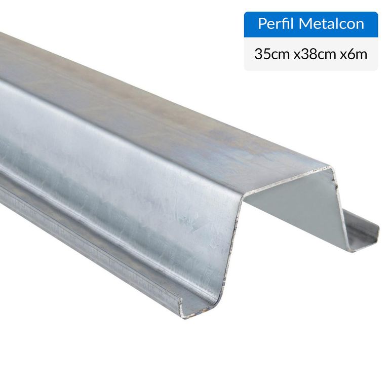 Estructura Omega Acero Galvanizado 38x35x0.85 mm 6 m