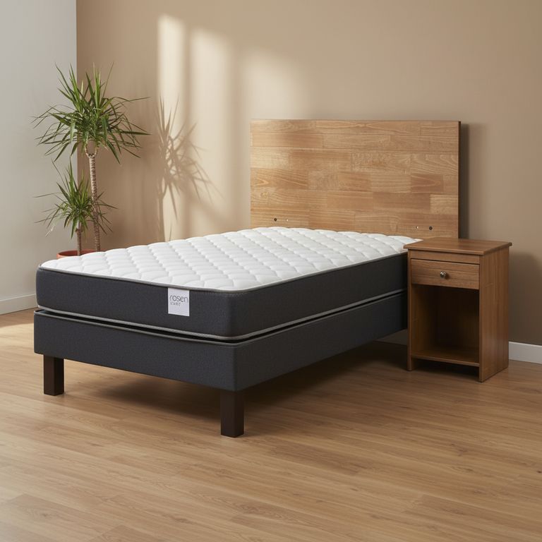 ROSEN Cama Wave 1.05x1.90 metros Lucio Grafito