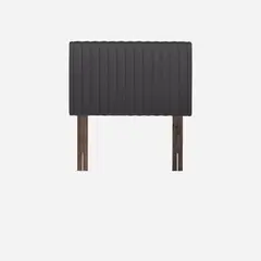ROSEN - Cama 1.5 Plazas Europea Wave Grafito