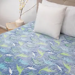 DORAL - Frazada Deluxe 1.5 plazas Azul