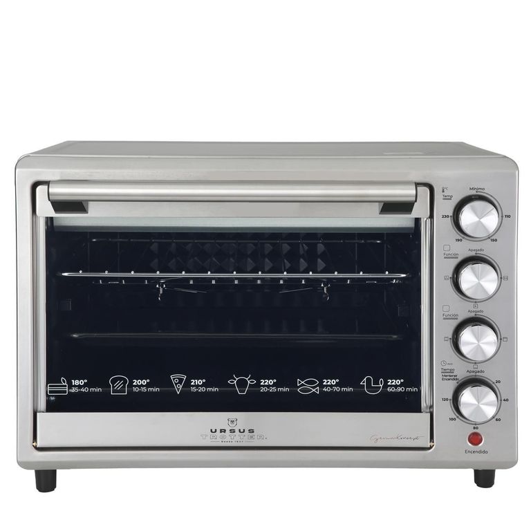 URSUS TROTTER Horno Eléctrica 38 Litros UT-BACKOFEN PRO38I