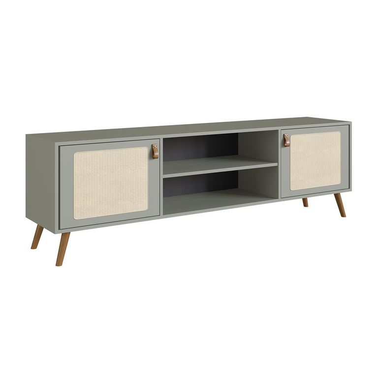 Rack 75 " Salvia Gris y beige 180x55x38 cm