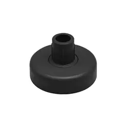 DVP - Soporte barra redonda negro 2 un