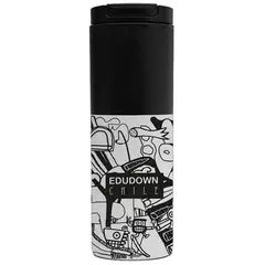 1KO - Mug 450 ml Aluminio Blanco/negro