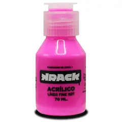 KRACK - Acrílico Flúor Rosa 70 ml