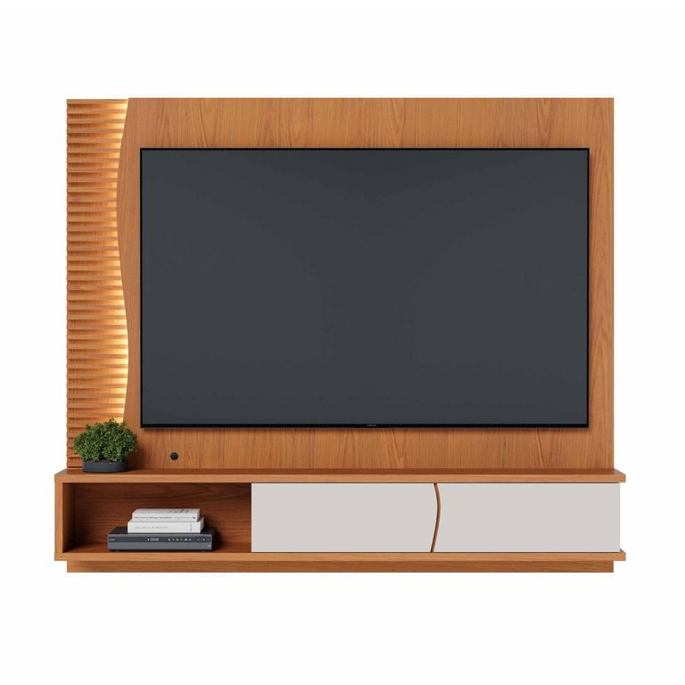 Home 65 " Egeu Freijo/OFF White 179x155x30.5 cm