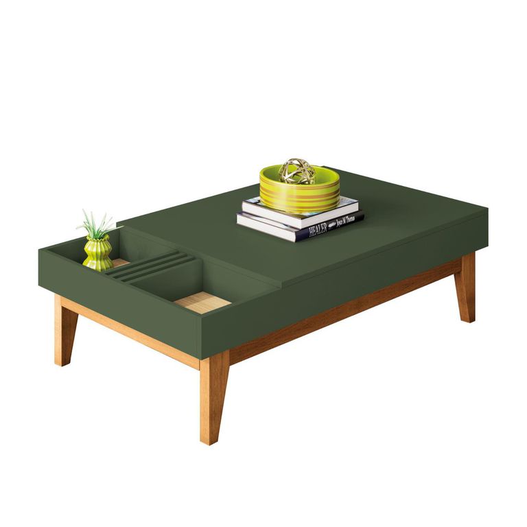 Mesa de centro Vitta Verde 60x117x32 cm