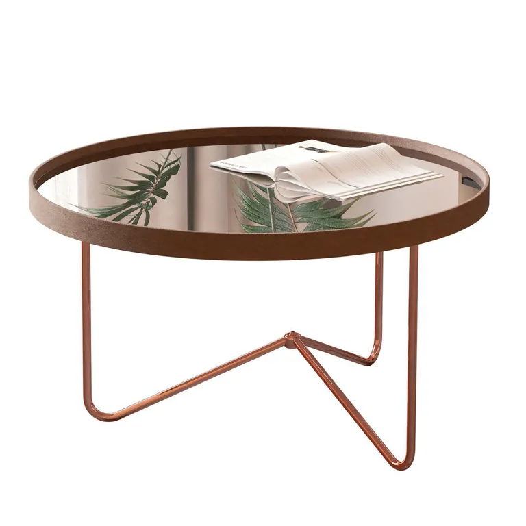 Mesa de centro Bronce 60x60x38 cm