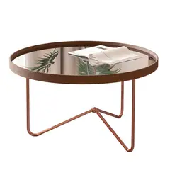 BE DESIGN - Mesa de centro 32560 Bronce 60x60x38 cm