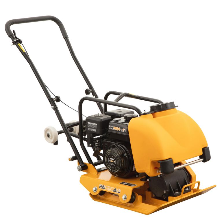 Placa Compactadora Motor Bencinero 6,5 hp Base Plato de 560 x 475 mm