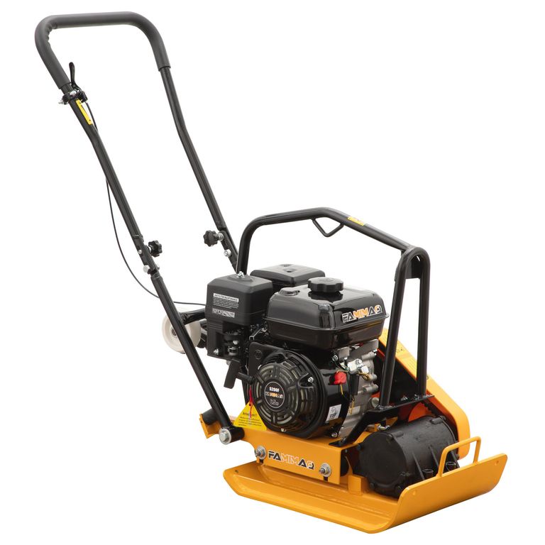 Placa Compactadora Motor Bencinero 6,5 hp Base Plato de 560 x 370 mm