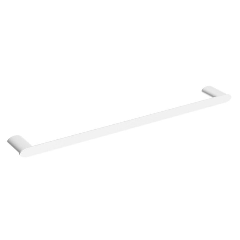 Toallero de baño barra blanco mate 60 cm