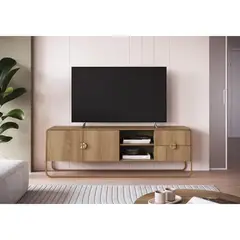 DECOCASA - Rack 75 " 28076 Café 180x60x37.5 cm