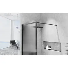 KLIPEN - Mampara de Ducha Fija 90x198 cm Vidrio Templado 8 mm