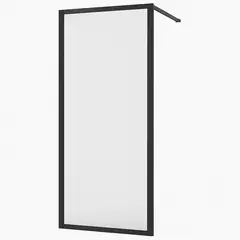 KLIPEN - Mampara de Ducha Fija 120x198 cm Vidrio Templado 8 mm