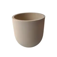 POTTERY - Macetero Rotomoldeo de Polipropileno 35x33 Crema