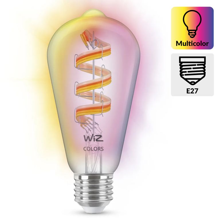 Ampolleta Inteligente Wifi Filamento Edison 6.3 W E27 470 lm Luz Multicolor