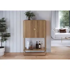 DECOCASA - Bar 28069 Café 37.5x90x140 cm