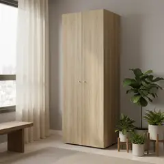 TUHOME - Closet 2 Puerta(s) 3 Repisa(s) 60x170x40.2 cm