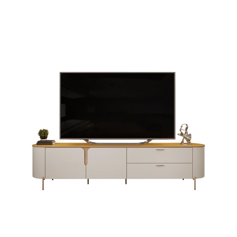 Rack TV 70 " Celine Café 241x57x47 cm