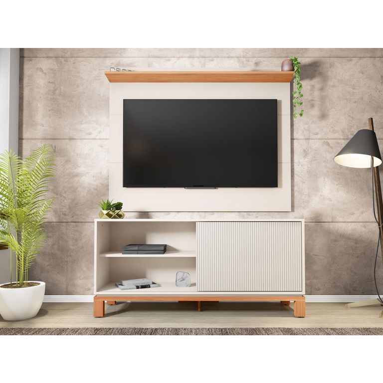 Panel TV 50" + Rack 1.3 Mondrian Off White