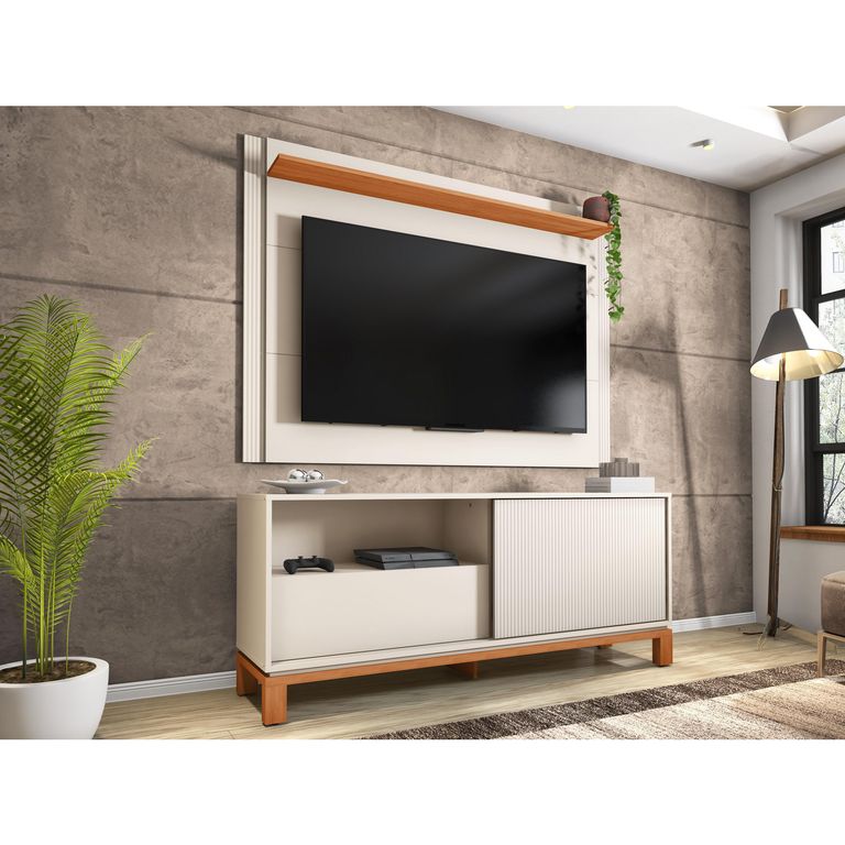 Panel TV 55" + Rack 1.5 Mondrian Off White