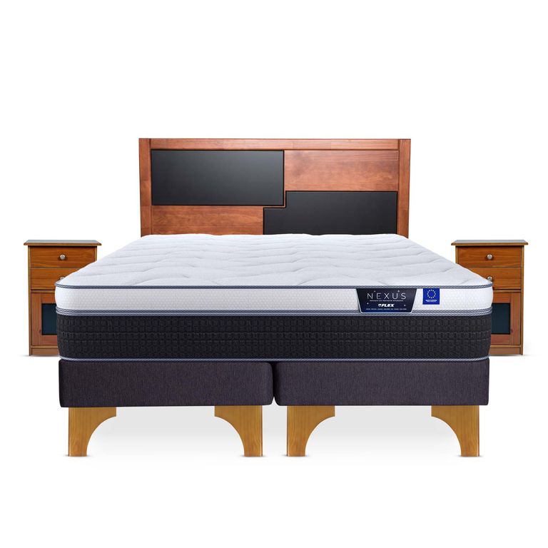 FLEX Cama 2 plazas Europea Nexus Multicolor