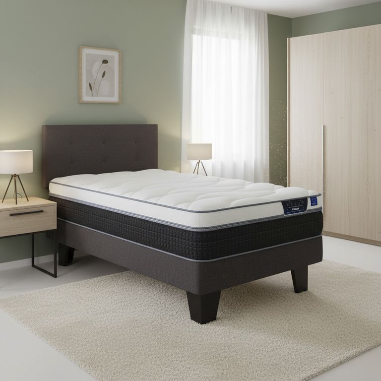 FLEX Cama 1.5 plazas Europea Nexus Blanco