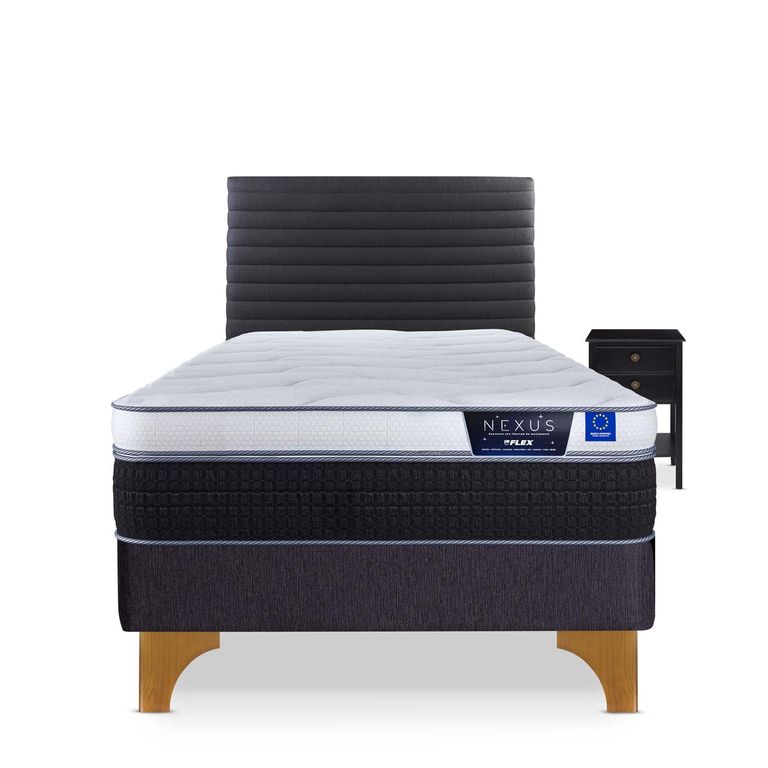 FLEX Cama 1.5 plazas Europea Nexus Blanco