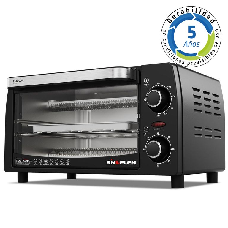 SINDELEN Horno Eléctrico 10 Litros HE-105NG