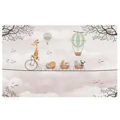 IDETEX - Alfombra Baby 100x133 cm Polipropileno Rosa