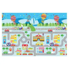 IDETEX - Alfombra City 100x133 cm Polipropileno Multicolor
