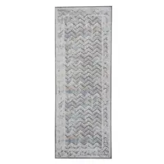 IDETEX - Alfombra Luxor 67x180 cm Polipropileno Gris
