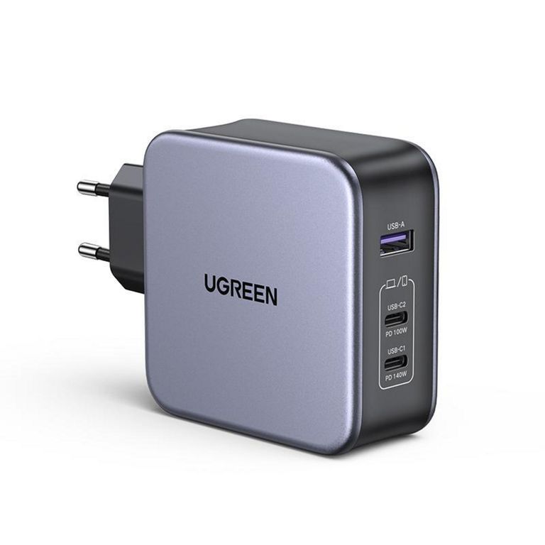 UGREEN - Cargador Rápido Gan Tech 140W 2 Usb C + A Cable C/ 100W ...
