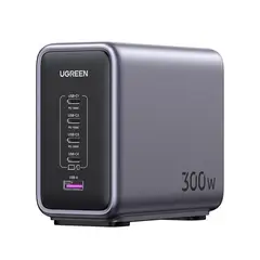 UGREEN - Cargador Escritorio 300W 1 Puerto Usb A 4 Puertos C Cd333