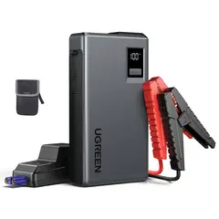 UGREEN - Arrancador de Autos Recargable con Pantalla / 1USB-C + 1USB-A Capacidad 12.000mAh ES702
