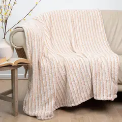 DORAL - Manta Deluxe Chiporro Two Tones Especial Beige