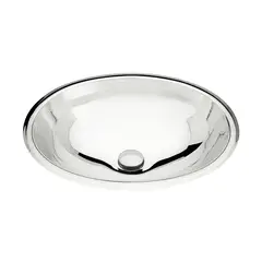 TRAMONTINA - Cubeta Vanitorio Oval 38x15.5x15 cm Acero inoxidable