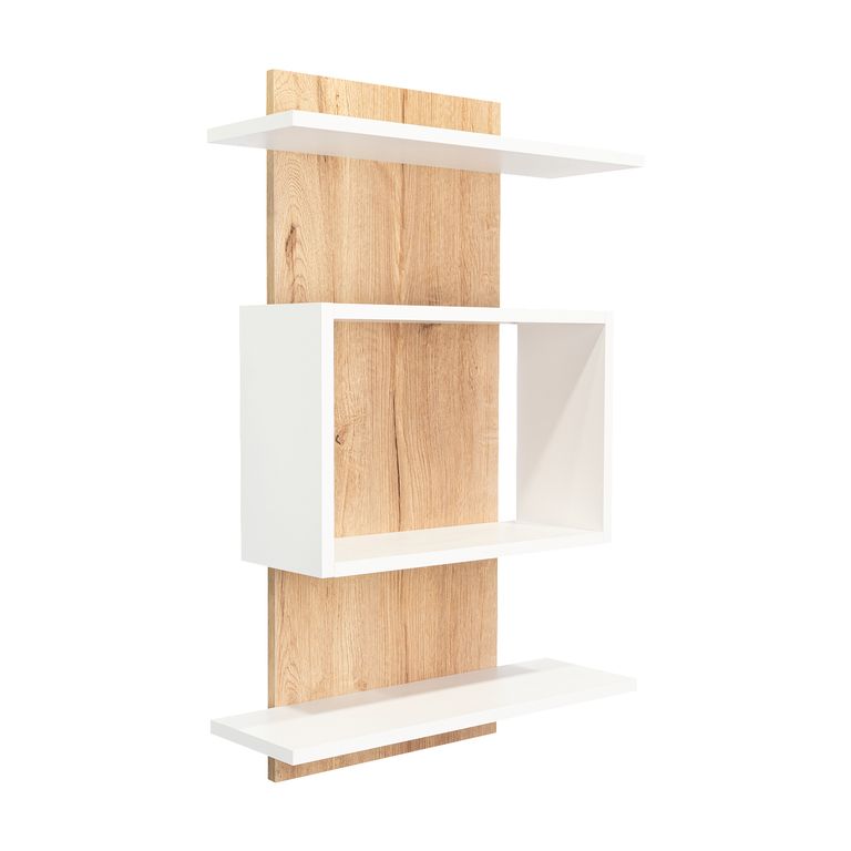 Mueble organizador MDP 4 Nivel(es) 51.3x79.5x17.5 cm Duna / blanco
