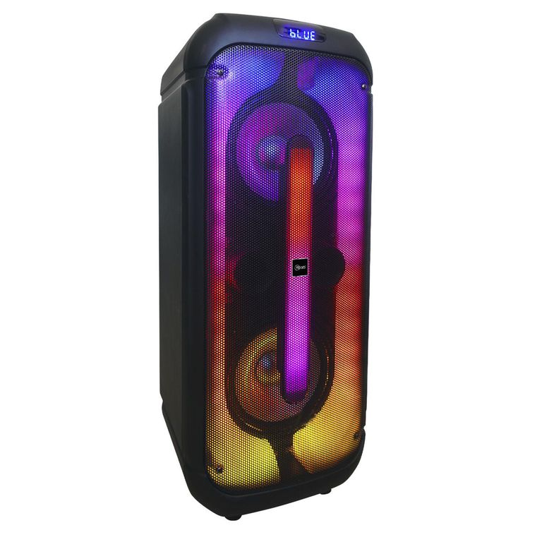 Parlante Flaming Spacewalker 8"x2 Micrófono Inalámbrico