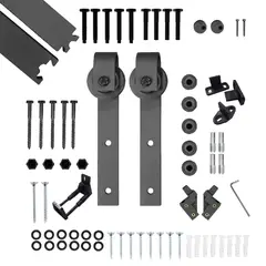 DUCASSE - Kit Riel Deslizante Para Puerta Tipo Granero