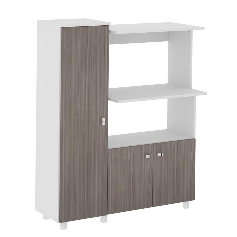 Organizador cocina 119x96,5x41,5 blanco/carvalho