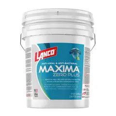 LANCO - Esmalte Agua Satin Maxima Zero Plus Stainguard Satinado 4 galón(es) Blanco