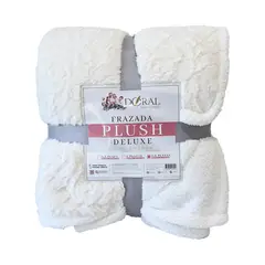 DORAL - Frazada Deluxe King Blanco