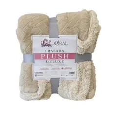 DORAL - Frazada Deluxe King Beige