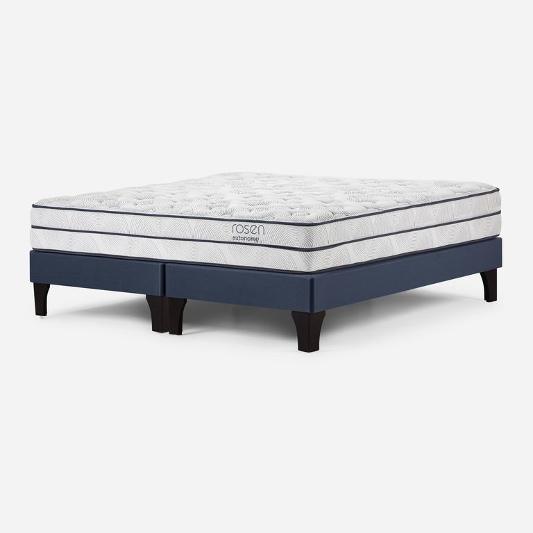 ROSEN Cama 2 plazas Europea Autonomy Sky Azul