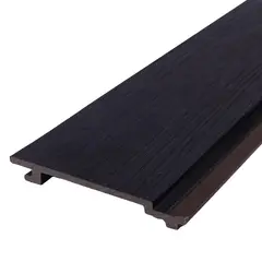 GRUPO CUBICO - Revestimiento Siding Wpc 0,15X2,9 Metros Negro Modelo Rew101