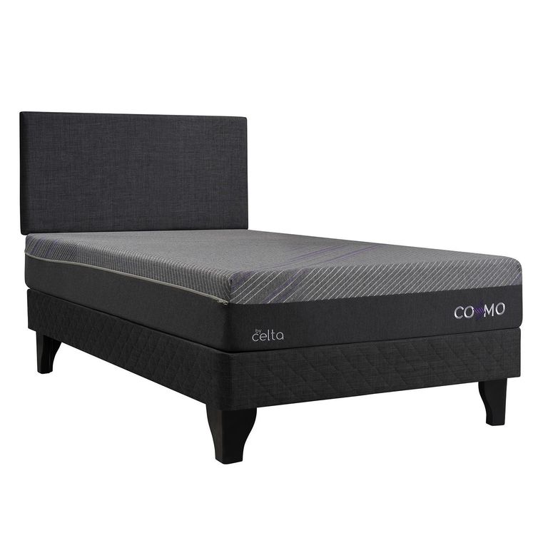 CELTA Cama 1.5 plazas Europea Cosmo Negro