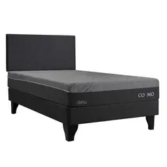 CELTA - Cama Europea 1.5 plazas Cosmo Gris