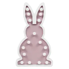 LEDZONE - Espantacuco Conejo Blanco 3.6x29 cm